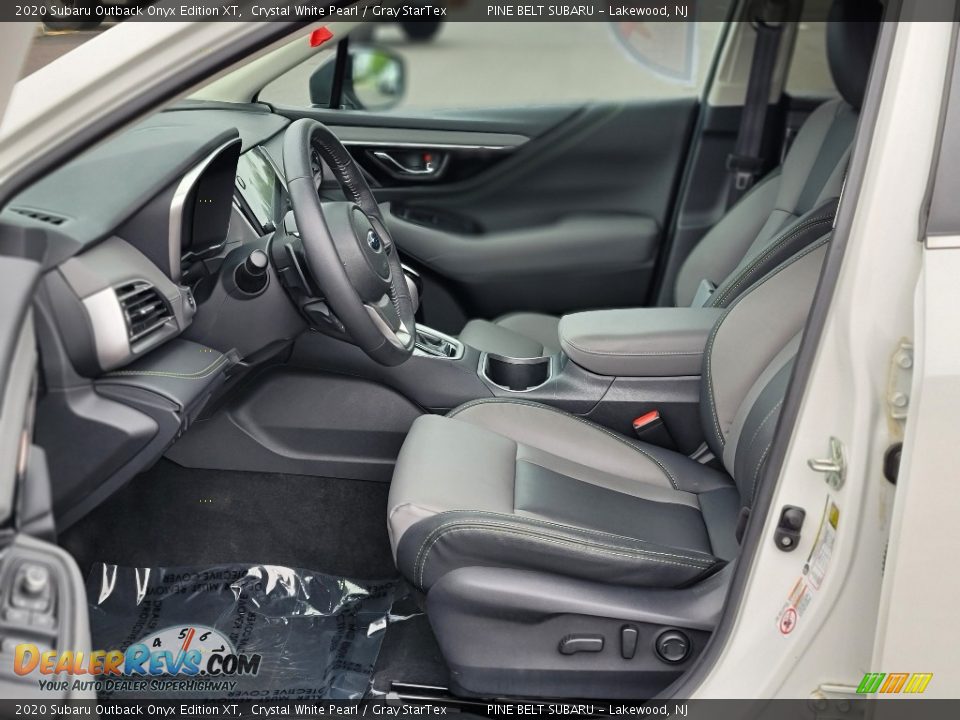 Gray StarTex Interior - 2020 Subaru Outback Onyx Edition XT Photo #32