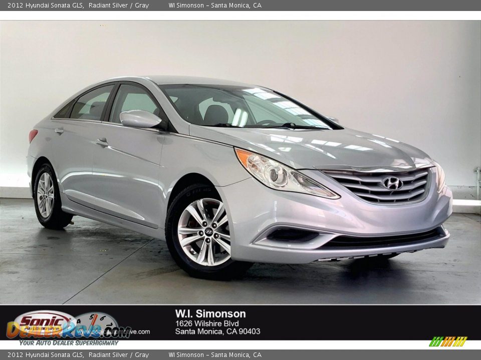 2012 Hyundai Sonata GLS Radiant Silver / Gray Photo #1