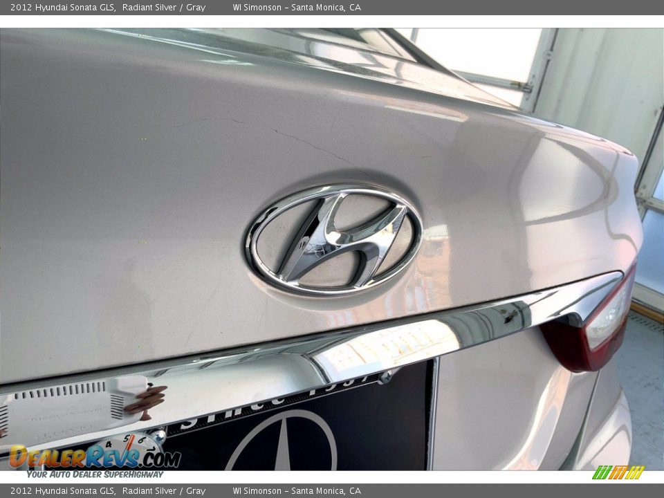 2012 Hyundai Sonata GLS Radiant Silver / Gray Photo #7