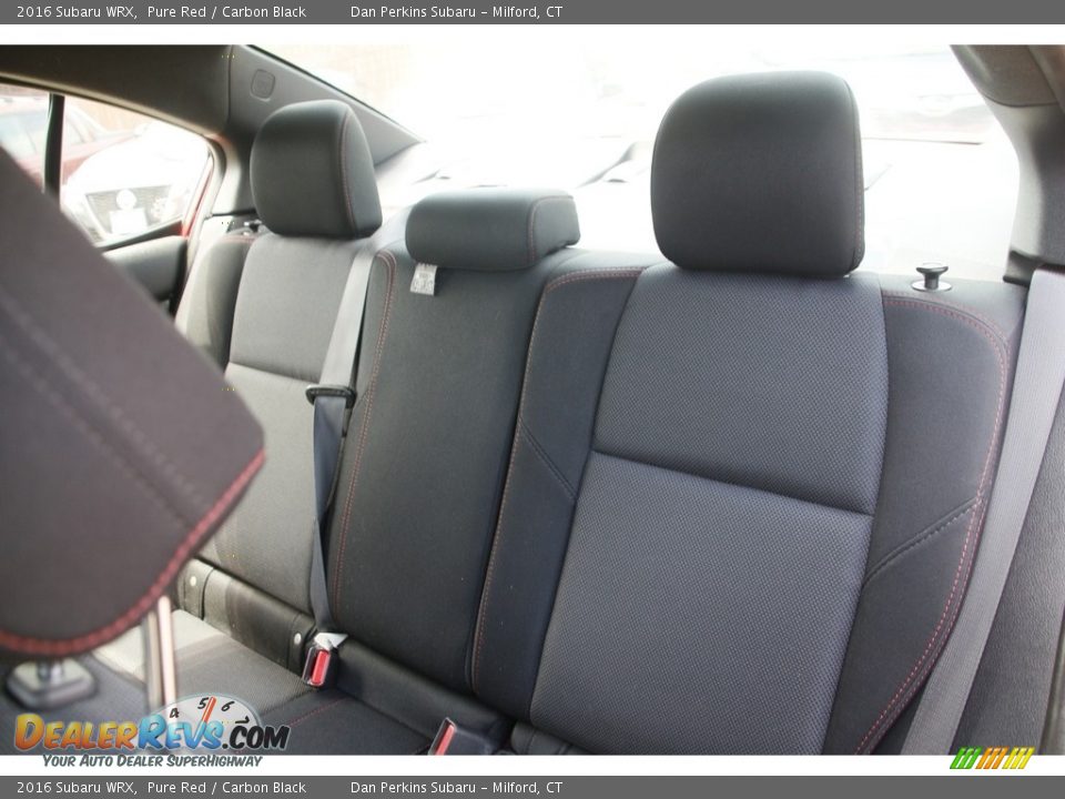 2016 Subaru WRX Pure Red / Carbon Black Photo #12