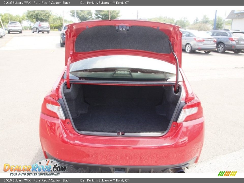 2016 Subaru WRX Pure Red / Carbon Black Photo #13
