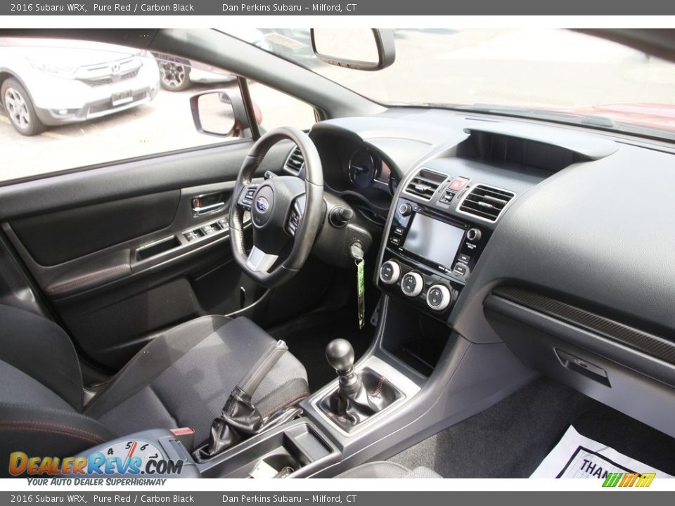 2016 Subaru WRX Pure Red / Carbon Black Photo #15