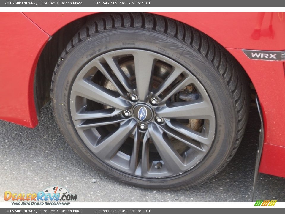 2016 Subaru WRX Pure Red / Carbon Black Photo #18