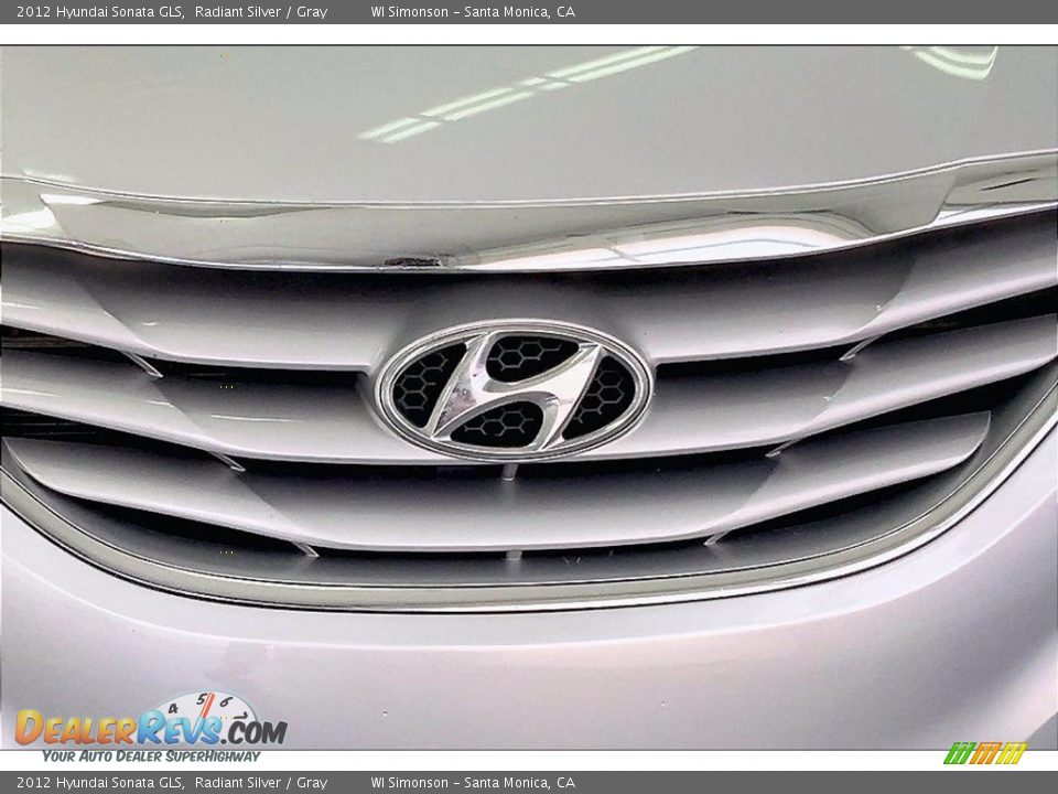 2012 Hyundai Sonata GLS Radiant Silver / Gray Photo #28