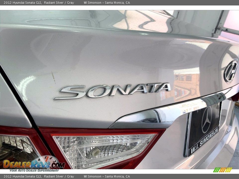 2012 Hyundai Sonata GLS Radiant Silver / Gray Photo #29