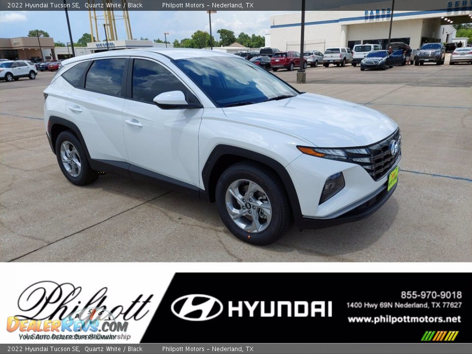 2022 Hyundai Tucson SE Quartz White / Black Photo #1
