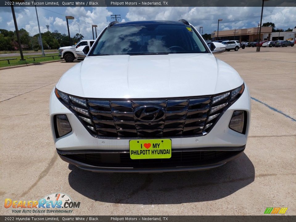2022 Hyundai Tucson Limited Quartz White / Black Photo #2