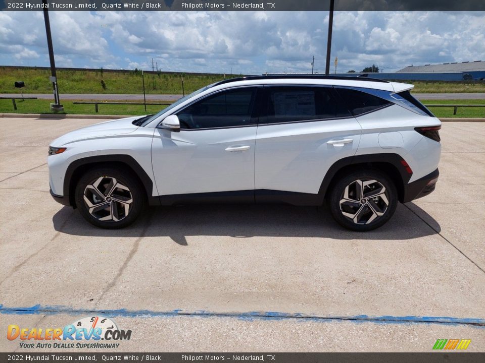 2022 Hyundai Tucson Limited Quartz White / Black Photo #4