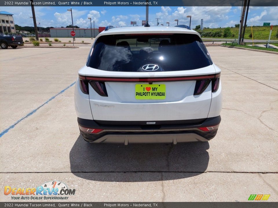 2022 Hyundai Tucson Limited Quartz White / Black Photo #6