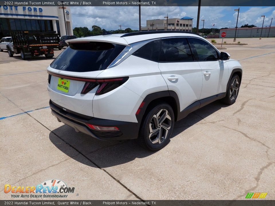 2022 Hyundai Tucson Limited Quartz White / Black Photo #7