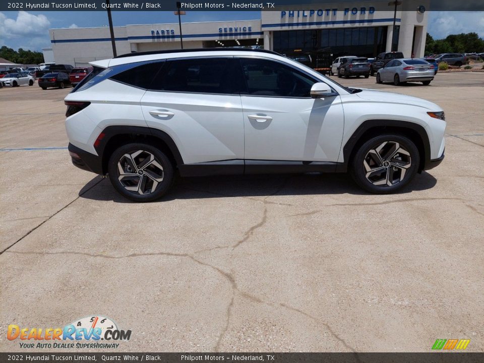 2022 Hyundai Tucson Limited Quartz White / Black Photo #8