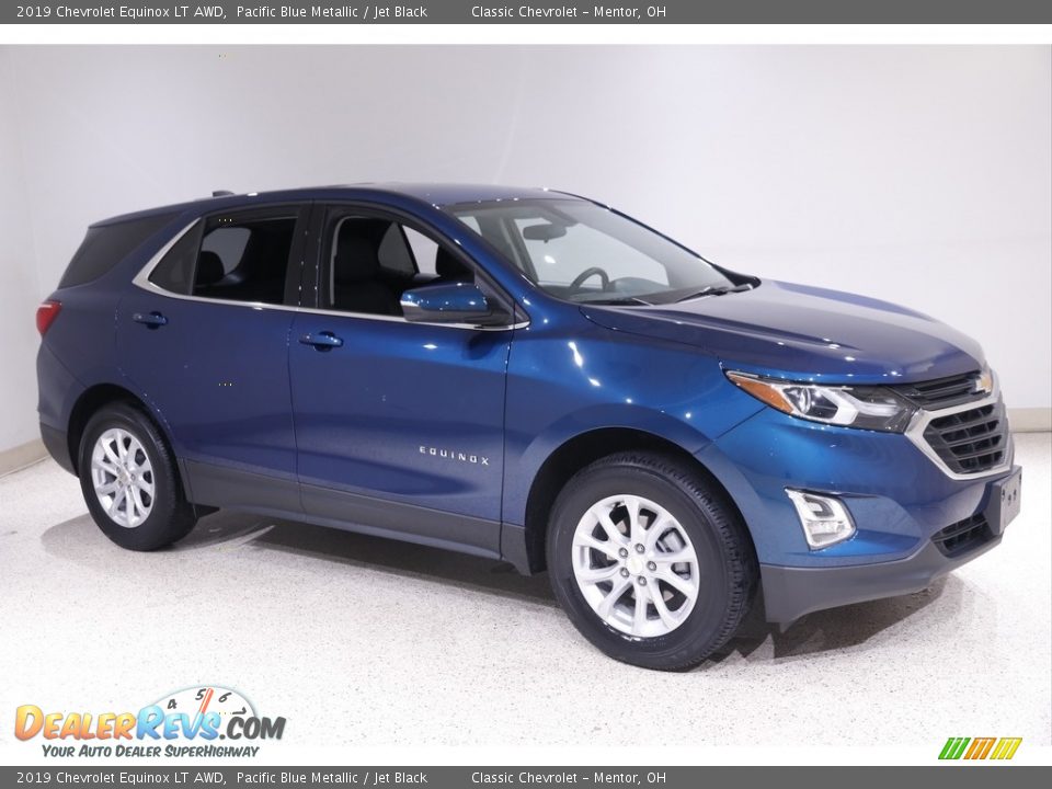 2019 Chevrolet Equinox LT AWD Pacific Blue Metallic / Jet Black Photo #1