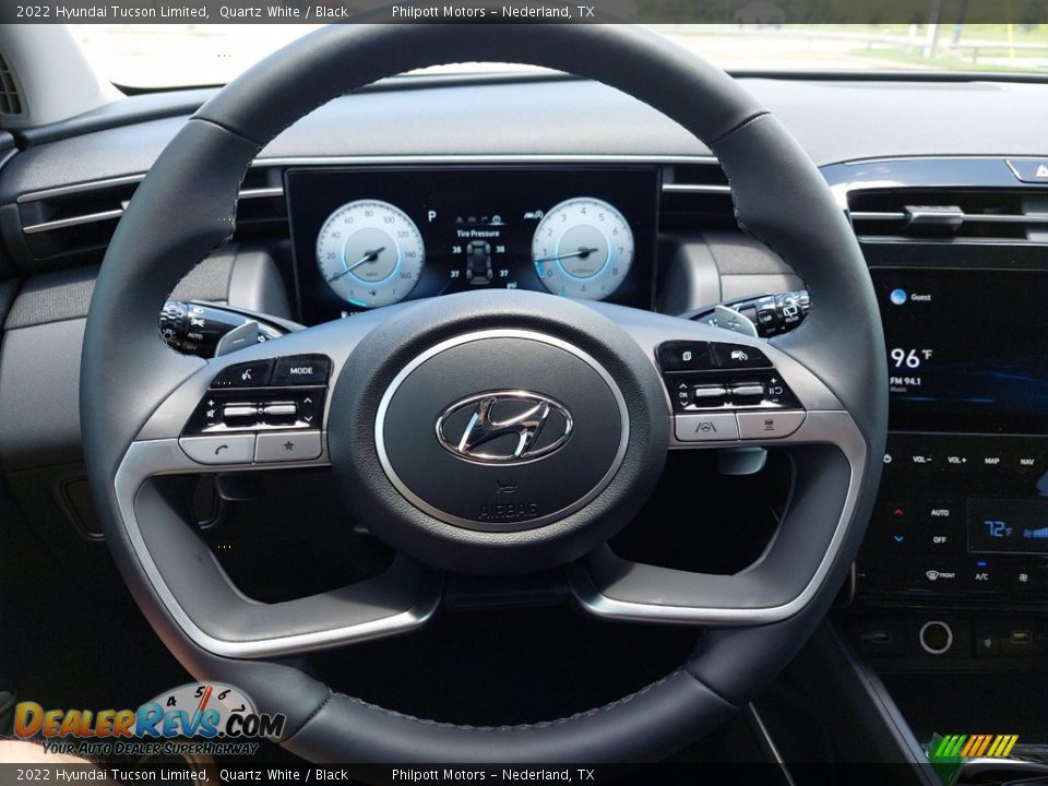 2022 Hyundai Tucson Limited Quartz White / Black Photo #12