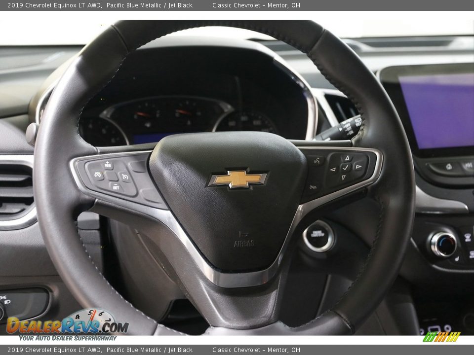 2019 Chevrolet Equinox LT AWD Pacific Blue Metallic / Jet Black Photo #7