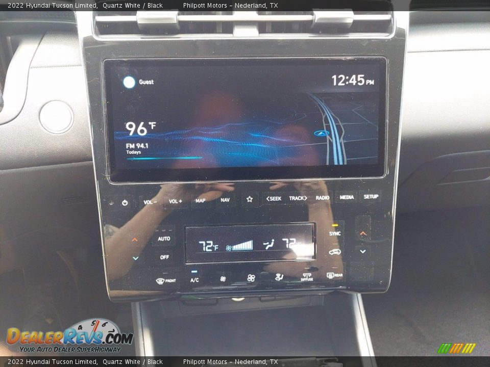 2022 Hyundai Tucson Limited Quartz White / Black Photo #16