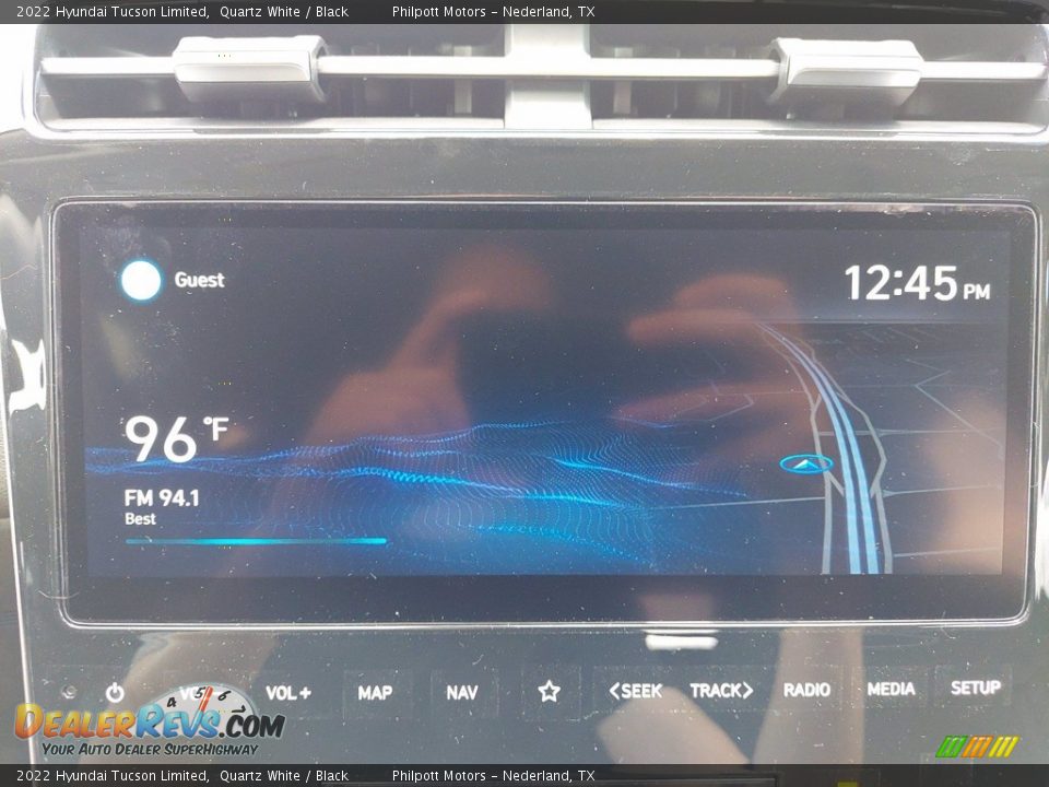 2022 Hyundai Tucson Limited Quartz White / Black Photo #17