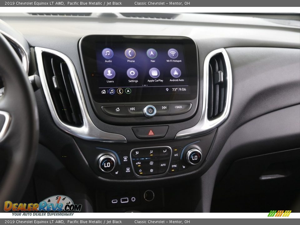 2019 Chevrolet Equinox LT AWD Pacific Blue Metallic / Jet Black Photo #9