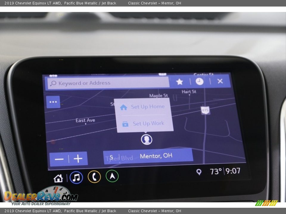 2019 Chevrolet Equinox LT AWD Pacific Blue Metallic / Jet Black Photo #11