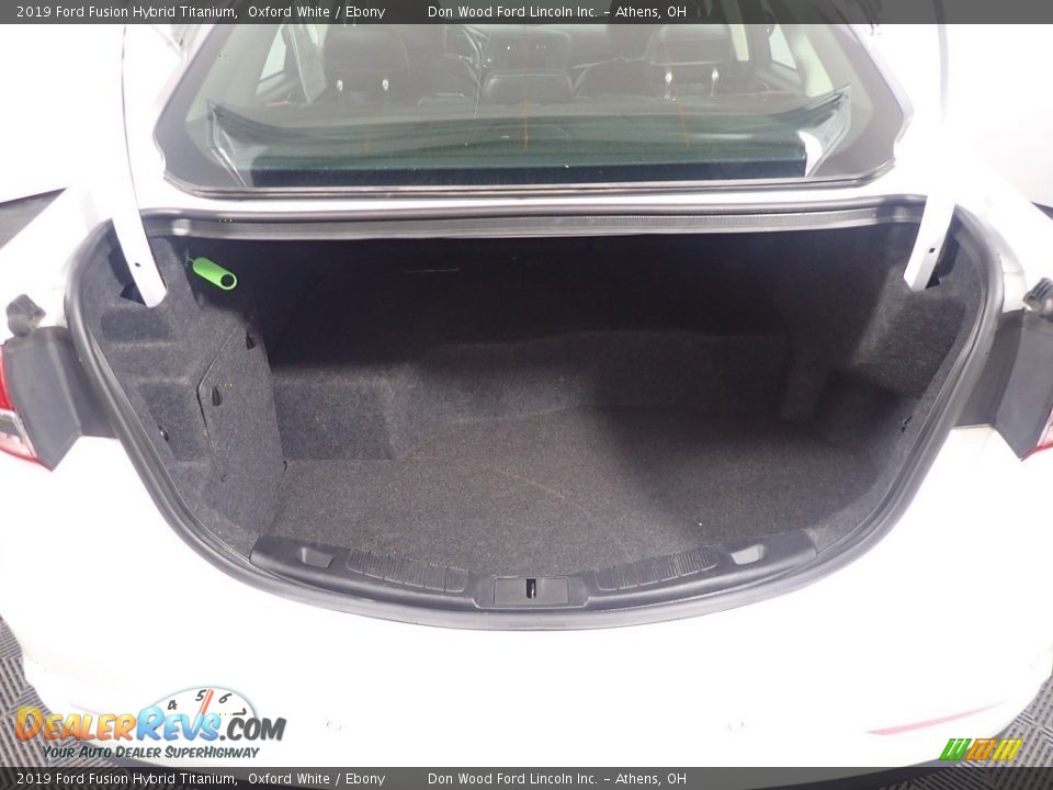 2019 Ford Fusion Hybrid Titanium Oxford White / Ebony Photo #17