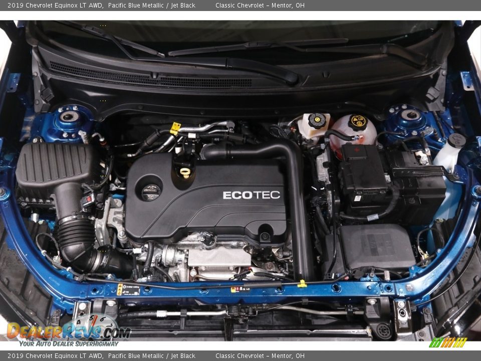 2019 Chevrolet Equinox LT AWD Pacific Blue Metallic / Jet Black Photo #17