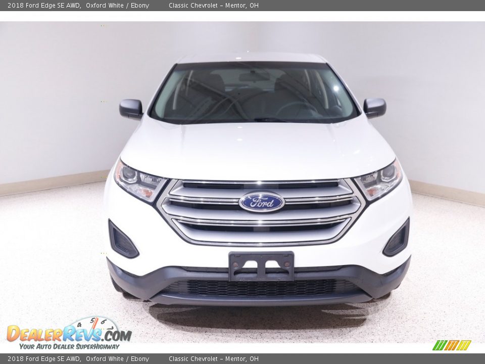 2018 Ford Edge SE AWD Oxford White / Ebony Photo #2