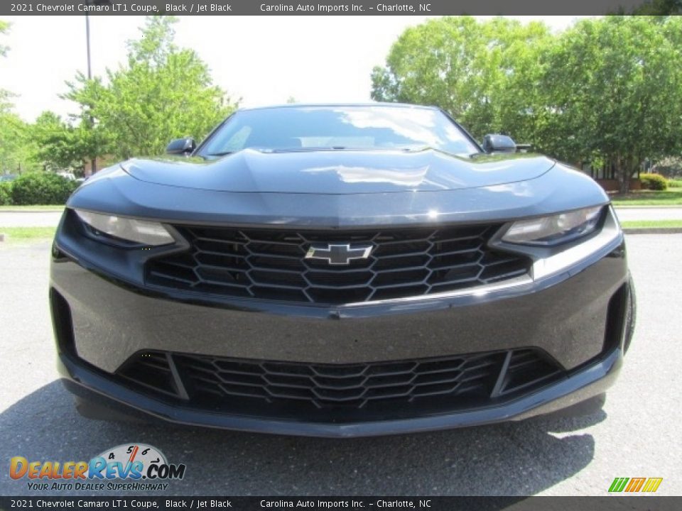 2021 Chevrolet Camaro LT1 Coupe Black / Jet Black Photo #4