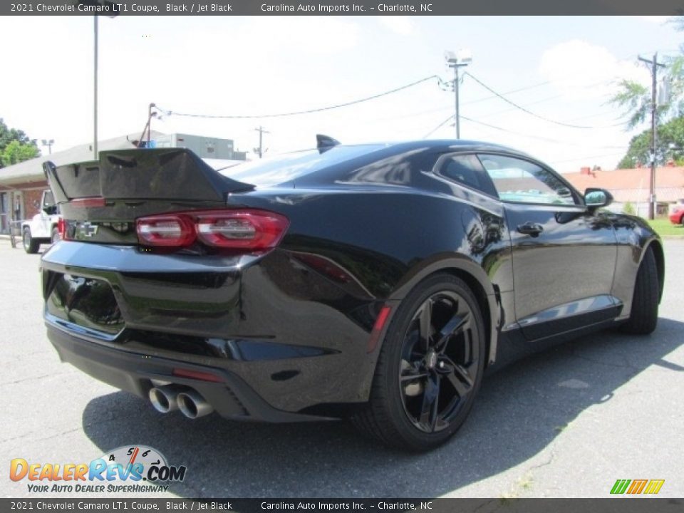 2021 Chevrolet Camaro LT1 Coupe Black / Jet Black Photo #10
