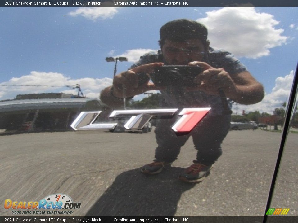 2021 Chevrolet Camaro LT1 Coupe Black / Jet Black Photo #12