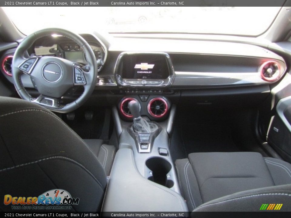 2021 Chevrolet Camaro LT1 Coupe Black / Jet Black Photo #14