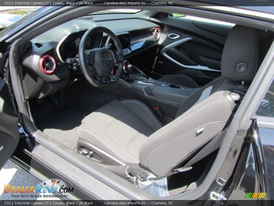 2021 Chevrolet Camaro LT1 Coupe Black / Jet Black Photo #18