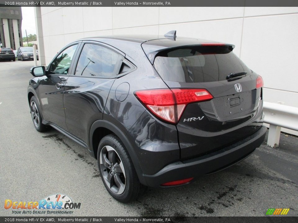 2018 Honda HR-V EX AWD Mulberry Metallic / Black Photo #3