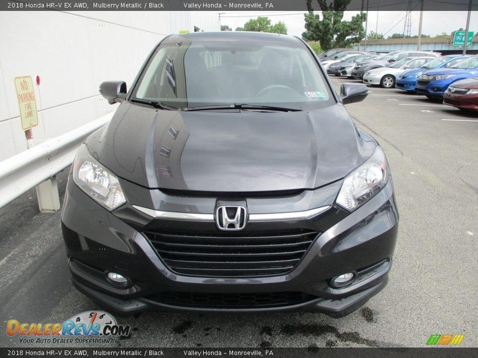 2018 Honda HR-V EX AWD Mulberry Metallic / Black Photo #9