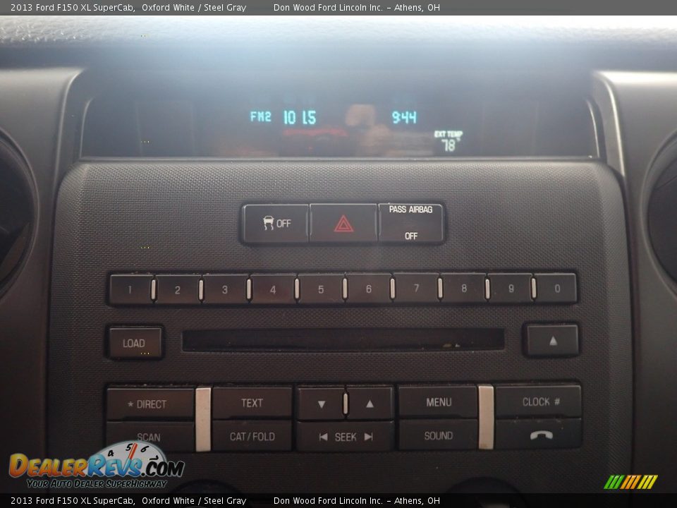 2013 Ford F150 XL SuperCab Oxford White / Steel Gray Photo #2
