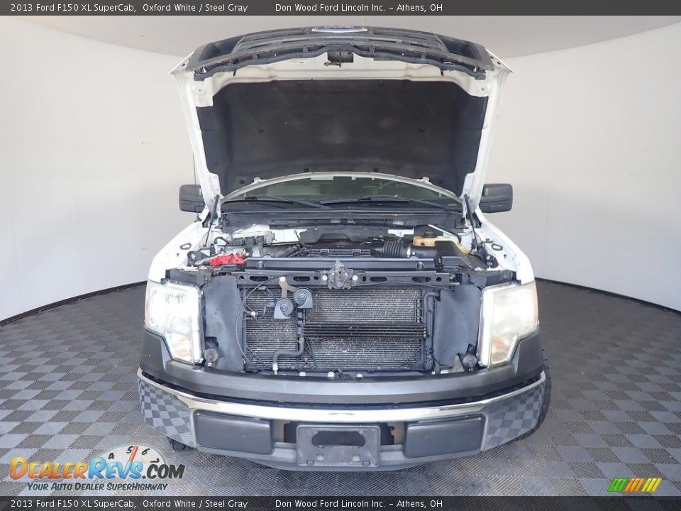 2013 Ford F150 XL SuperCab Oxford White / Steel Gray Photo #6