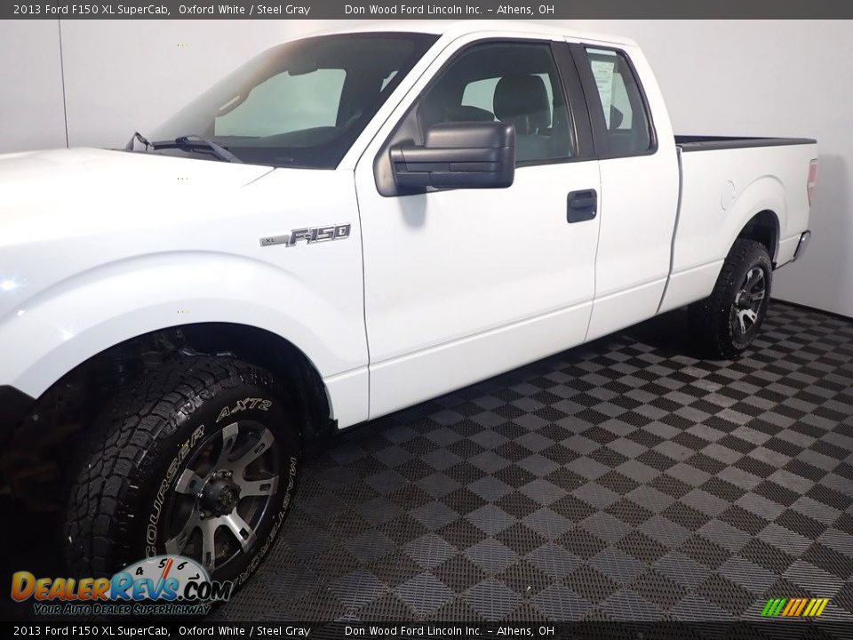 2013 Ford F150 XL SuperCab Oxford White / Steel Gray Photo #10