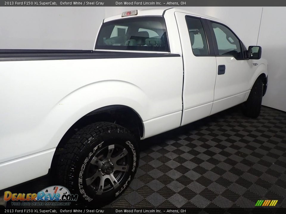 2013 Ford F150 XL SuperCab Oxford White / Steel Gray Photo #18