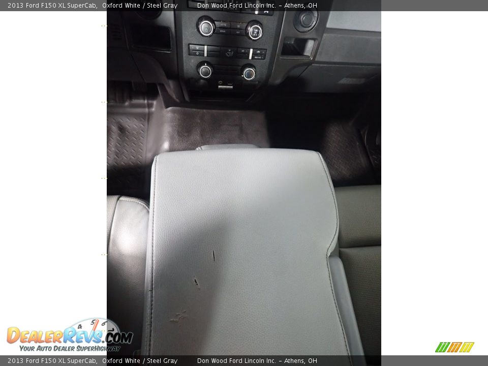 2013 Ford F150 XL SuperCab Oxford White / Steel Gray Photo #30