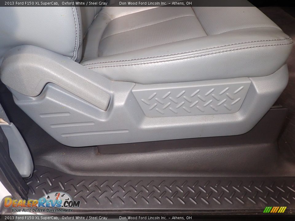 2013 Ford F150 XL SuperCab Oxford White / Steel Gray Photo #35