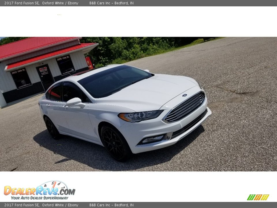 2017 Ford Fusion SE Oxford White / Ebony Photo #2