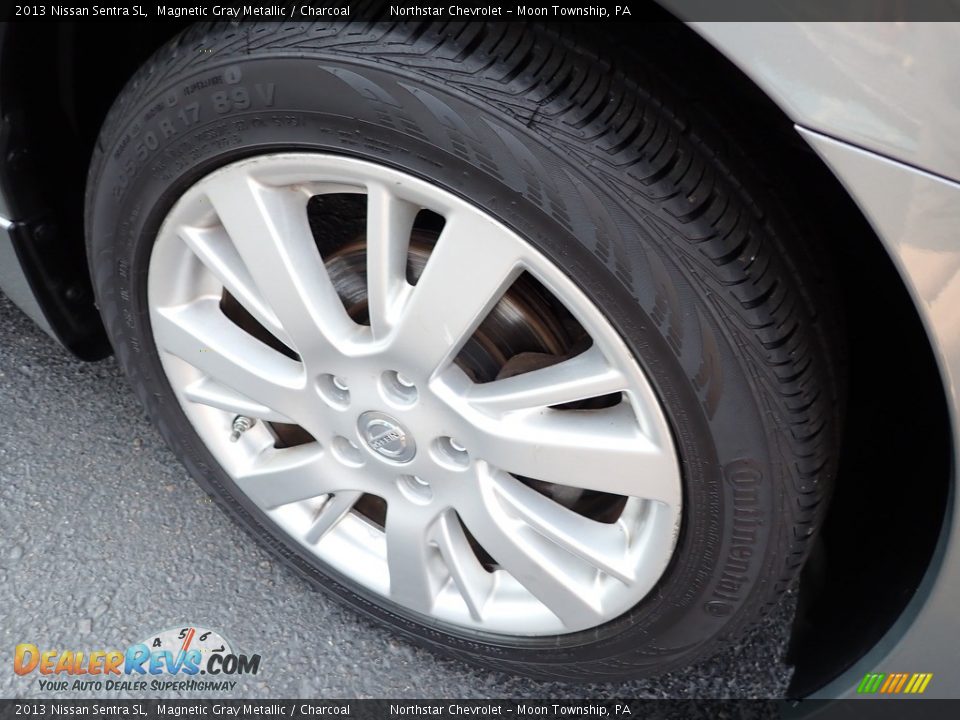 2013 Nissan Sentra SL Magnetic Gray Metallic / Charcoal Photo #13