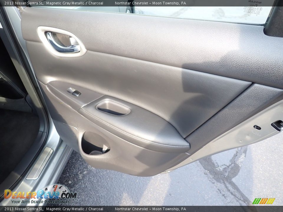 2013 Nissan Sentra SL Magnetic Gray Metallic / Charcoal Photo #18