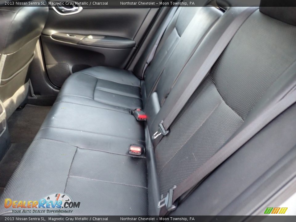 2013 Nissan Sentra SL Magnetic Gray Metallic / Charcoal Photo #20