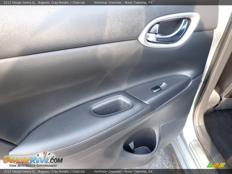 2013 Nissan Sentra SL Magnetic Gray Metallic / Charcoal Photo #22