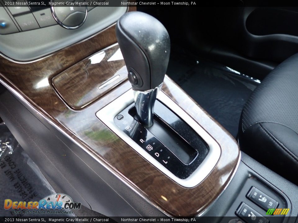 2013 Nissan Sentra SL Magnetic Gray Metallic / Charcoal Photo #25