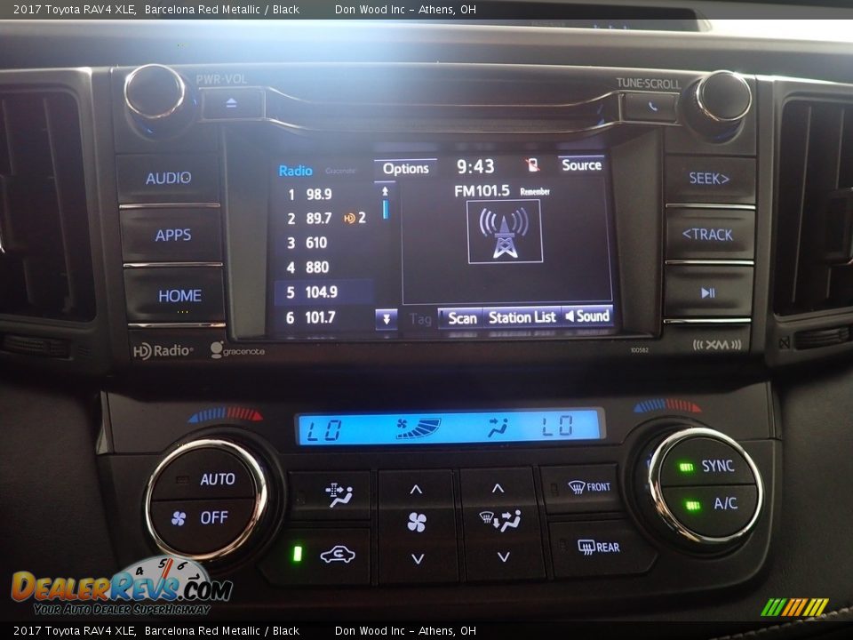 2017 Toyota RAV4 XLE Barcelona Red Metallic / Black Photo #27