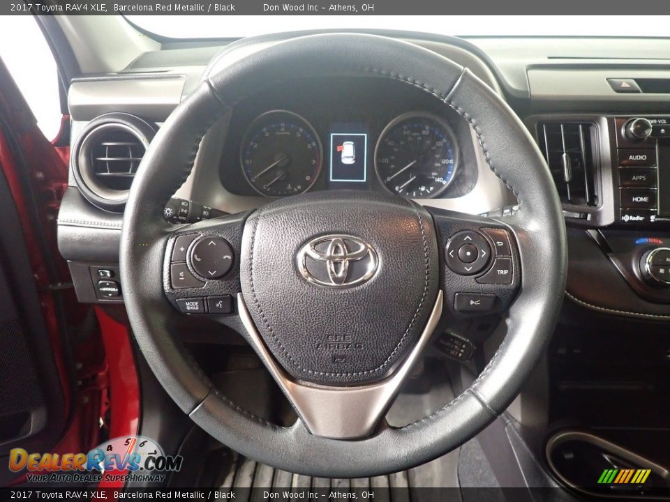 2017 Toyota RAV4 XLE Barcelona Red Metallic / Black Photo #28