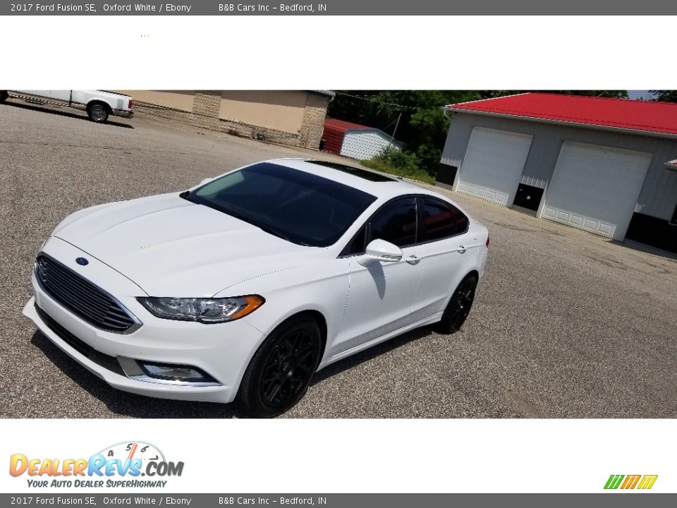 2017 Ford Fusion SE Oxford White / Ebony Photo #27