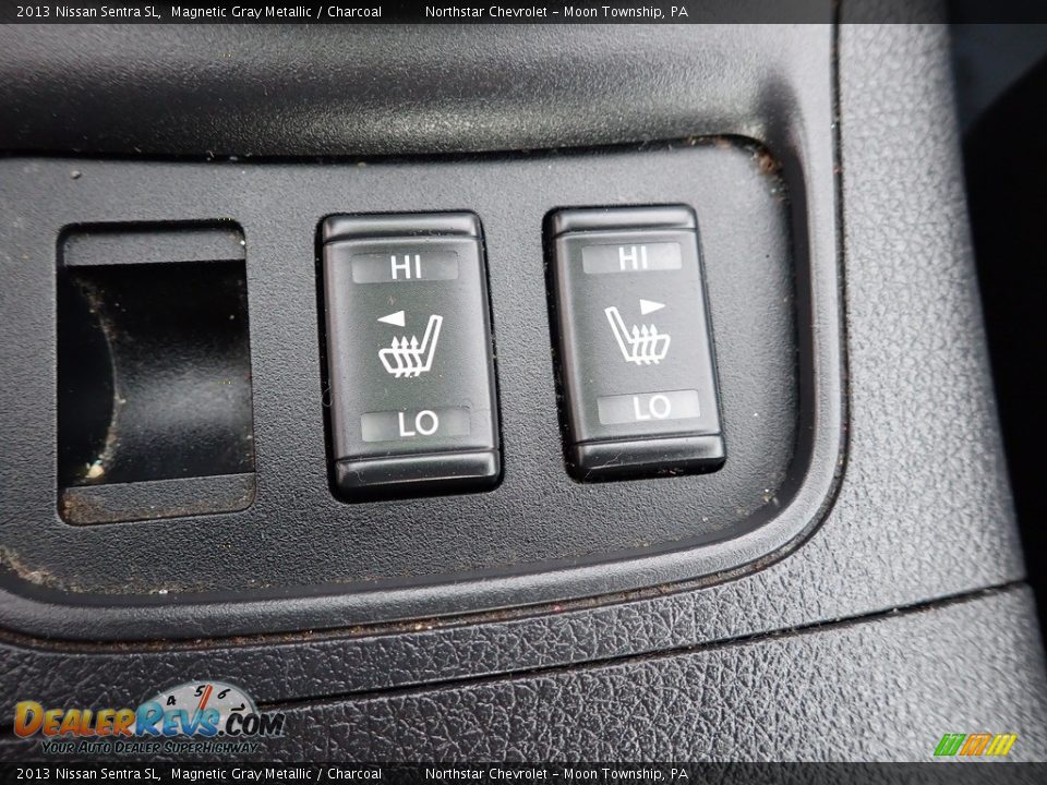 2013 Nissan Sentra SL Magnetic Gray Metallic / Charcoal Photo #28