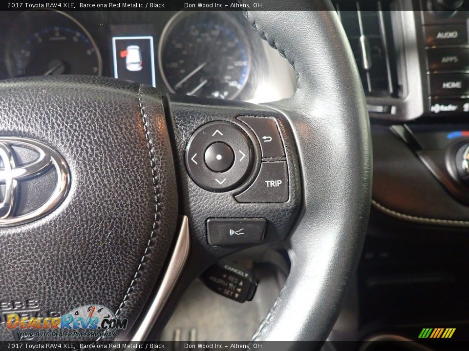 2017 Toyota RAV4 XLE Barcelona Red Metallic / Black Photo #31