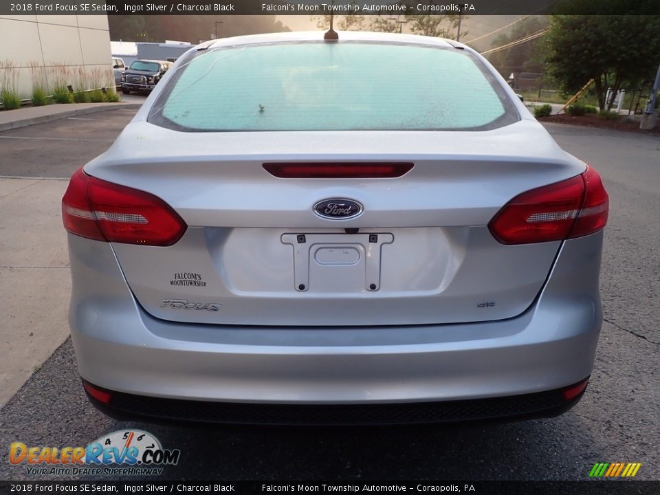 2018 Ford Focus SE Sedan Ingot Silver / Charcoal Black Photo #3